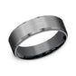 THE NOBLEMAN 7mm Tantalum Dark Benchmark men's wedding band