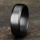 THE NOBLEMAN 7mm Tantalum Dark Benchmark men's wedding band