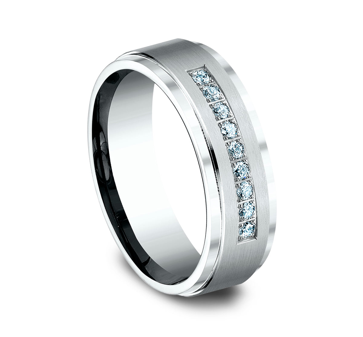 THE ARCHDUKE 7mm 14K White Benchmark men's wedding band