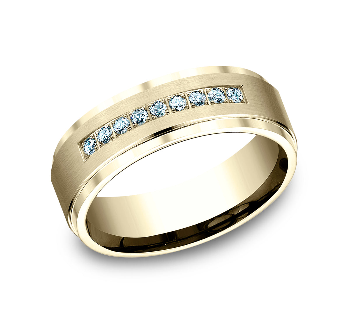 THE ARCHDUKE 7mm 14K Yellow Benchmark men's wedding band