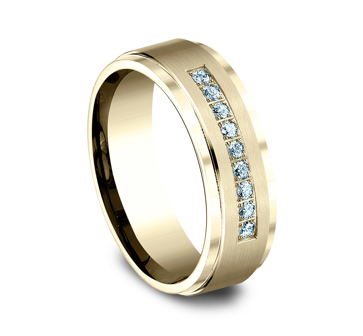 THE ARCHDUKE 7mm 14K Yellow Benchmark men's wedding band