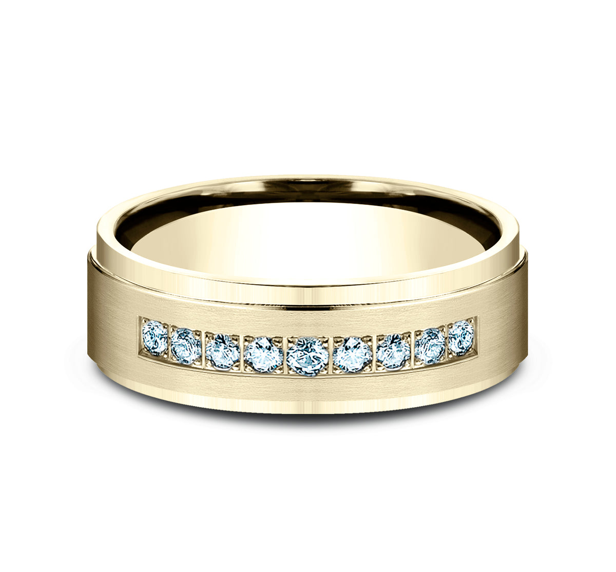 THE ARCHDUKE 7mm 14K Yellow Benchmark men's wedding band