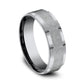 THE OFFICER 7mm Tantalum Grey Benchmark men's wedding band