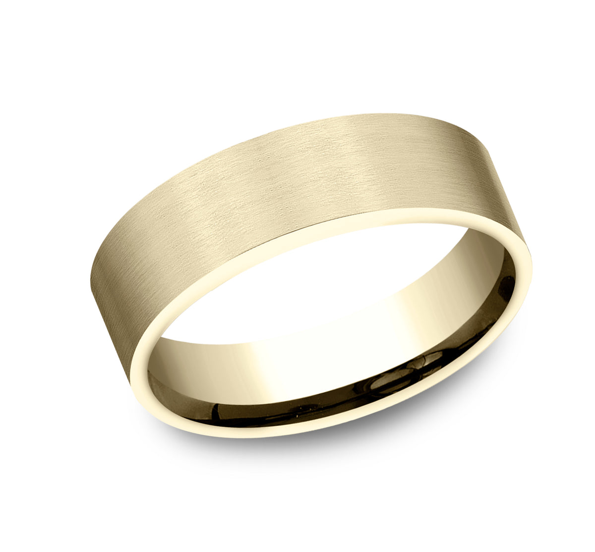 THE LIEUTENANT 6mm 14K Yellow Benchmark men's wedding band