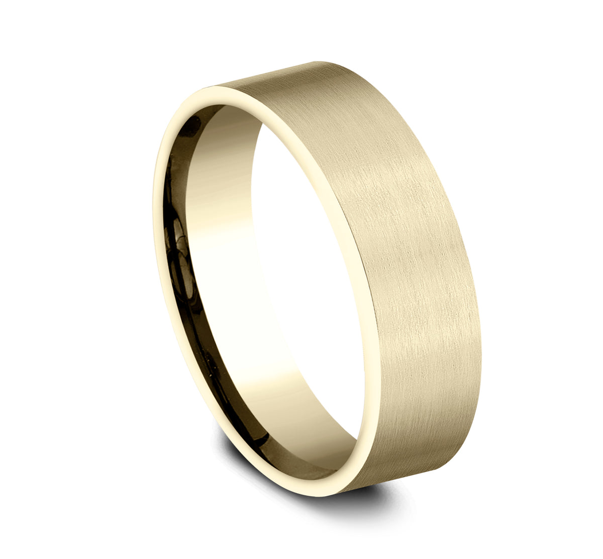 THE LIEUTENANT 6mm 14K Yellow Benchmark men's wedding band