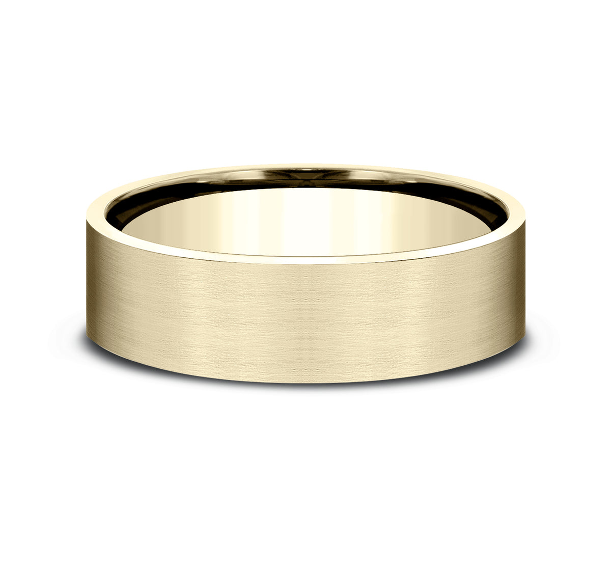 THE LIEUTENANT 6mm 14K Yellow Benchmark men's wedding band