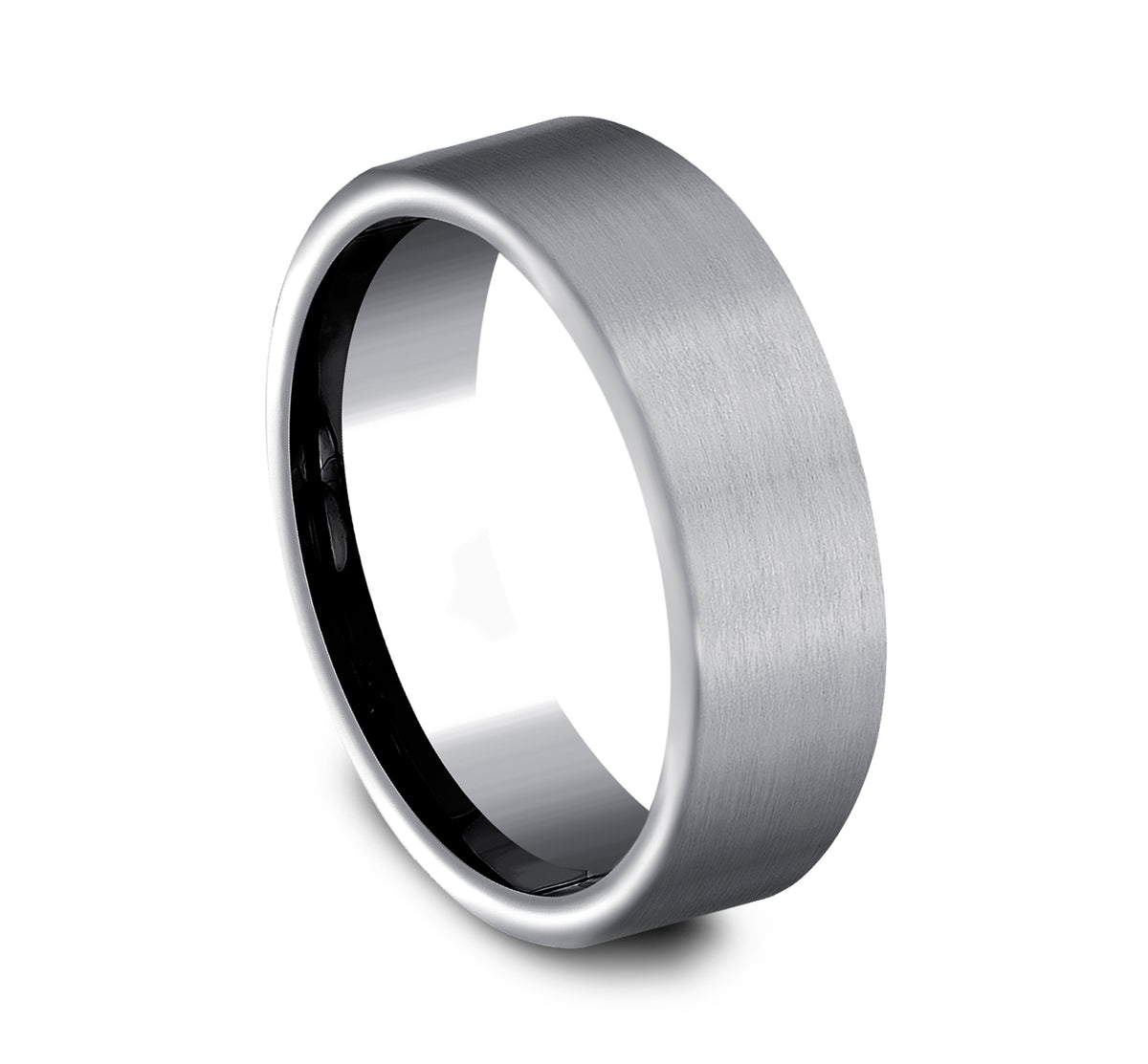 THE LIEUTENANT 7mm Tantalum Grey Benchmark men's wedding band