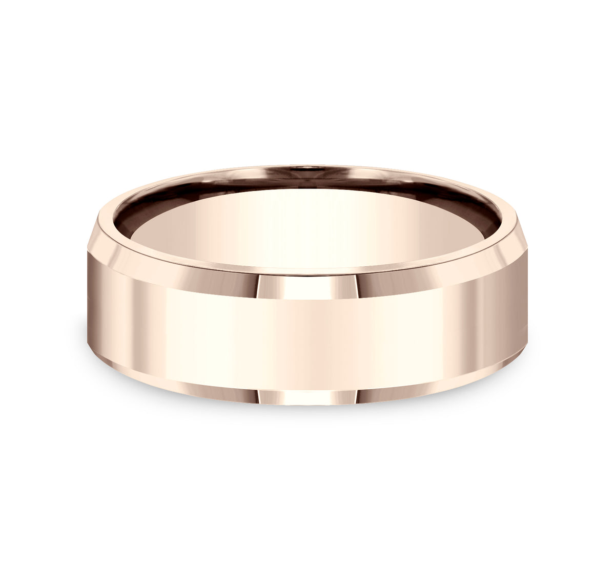 THE HIGHLAND 6mm 14K Rose Benchmark men's wedding band