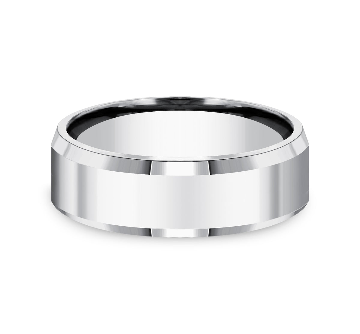 THE HIGHLAND 7mm Cobalt White Benchmark men's wedding band
