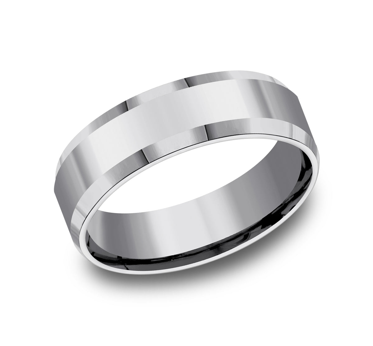 THE HIGHLAND 7mm Tantalum Grey Benchmark men's wedding band
