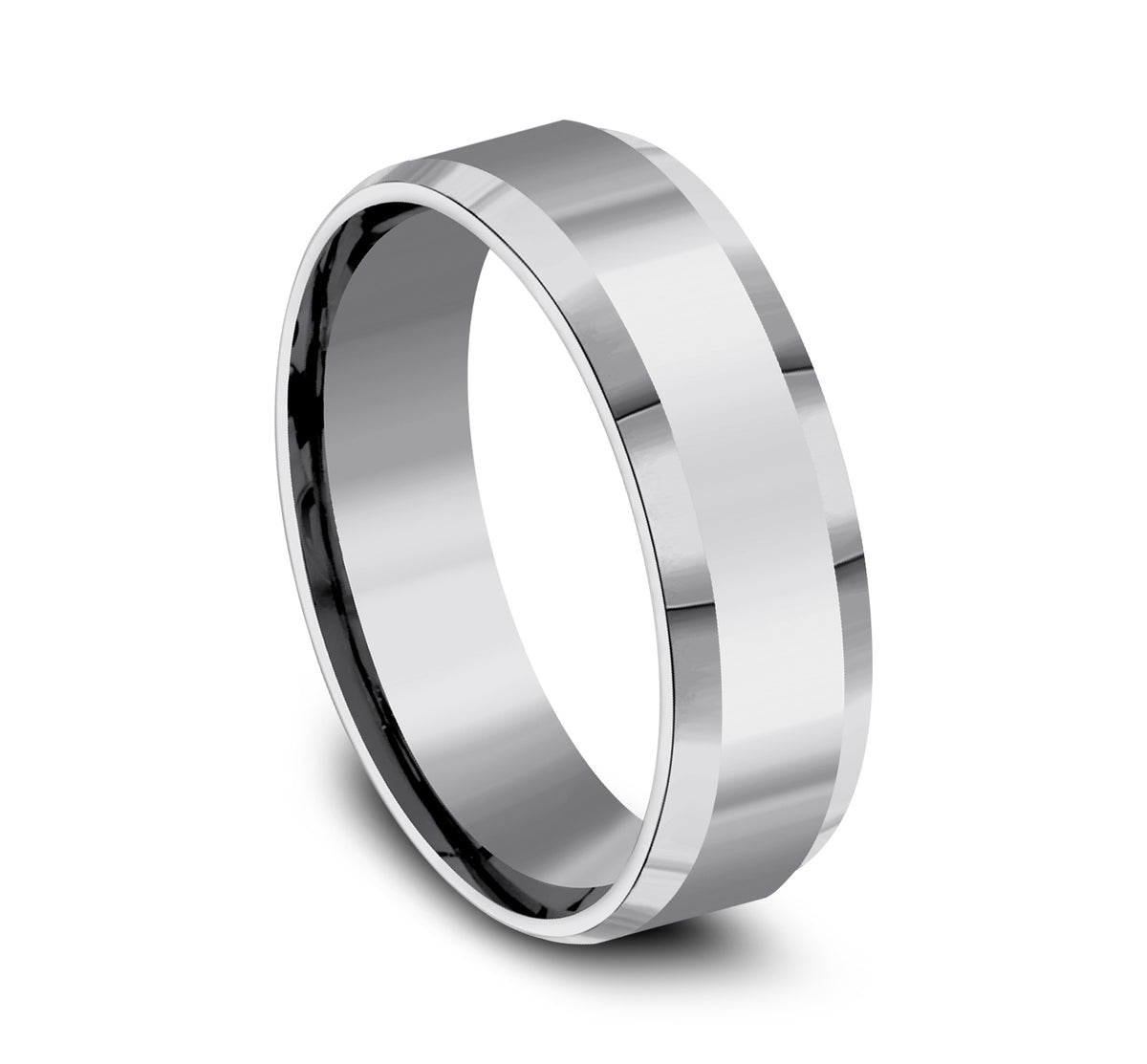 THE HIGHLAND 7mm Tantalum Grey Benchmark men's wedding band