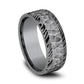 THE LEDGER 8mm Tantalum Grey Benchmark men's wedding band