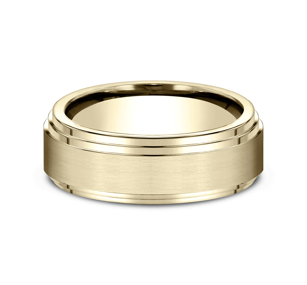 THE CADET 6mm 14K Yellow Benchmark men's wedding band