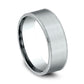 THE BOMBER 6mm 14K White Benchmark men's wedding band