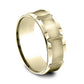 THE GAUNTLET 7.5mm 14K Yellow Benchmark men's wedding band