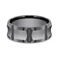THE GAUNTLET 8mm Tantalum Dark Benchmark men's wedding band