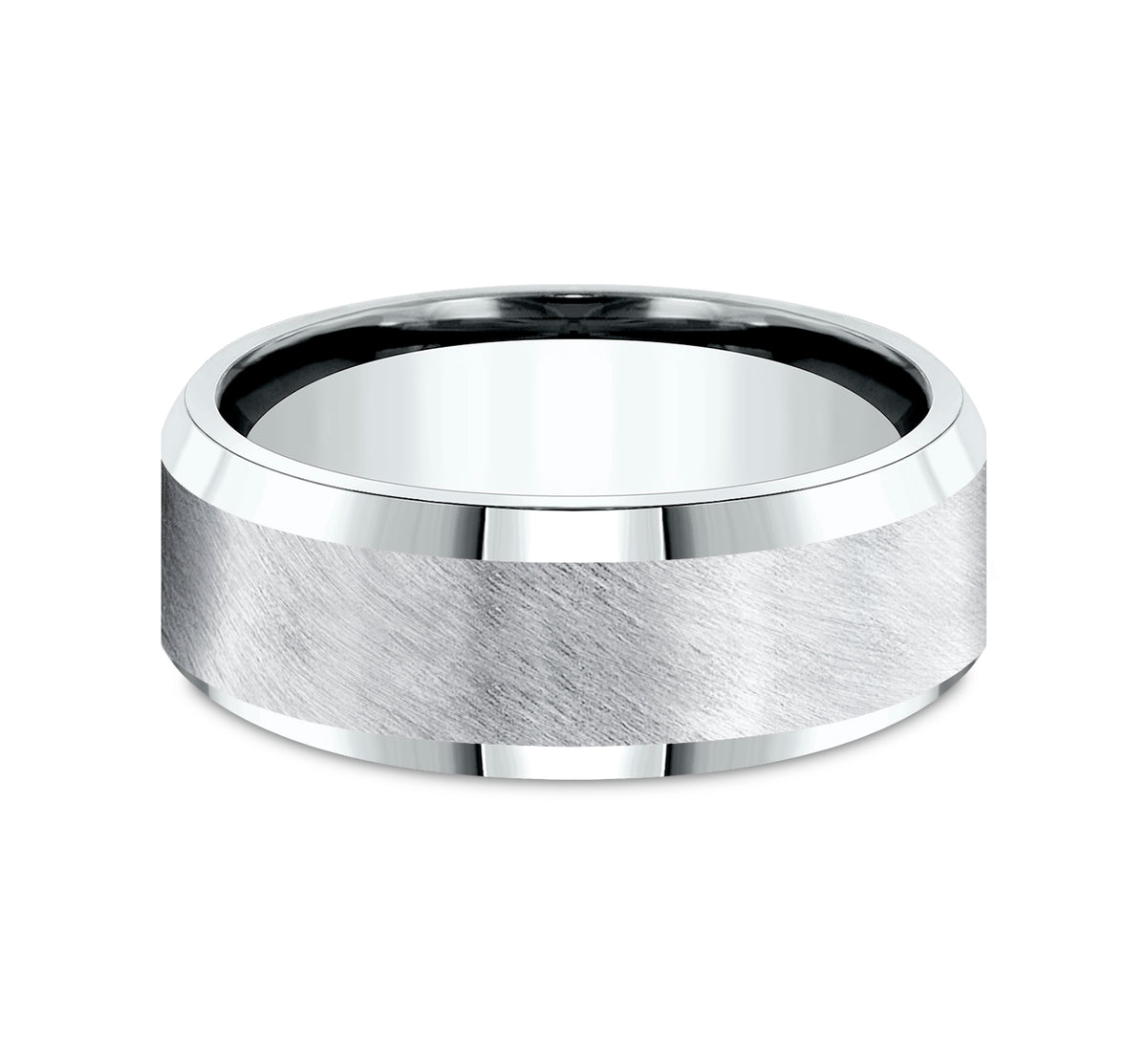 THE CAESAR 8mm Cobalt White Benchmark men's wedding band