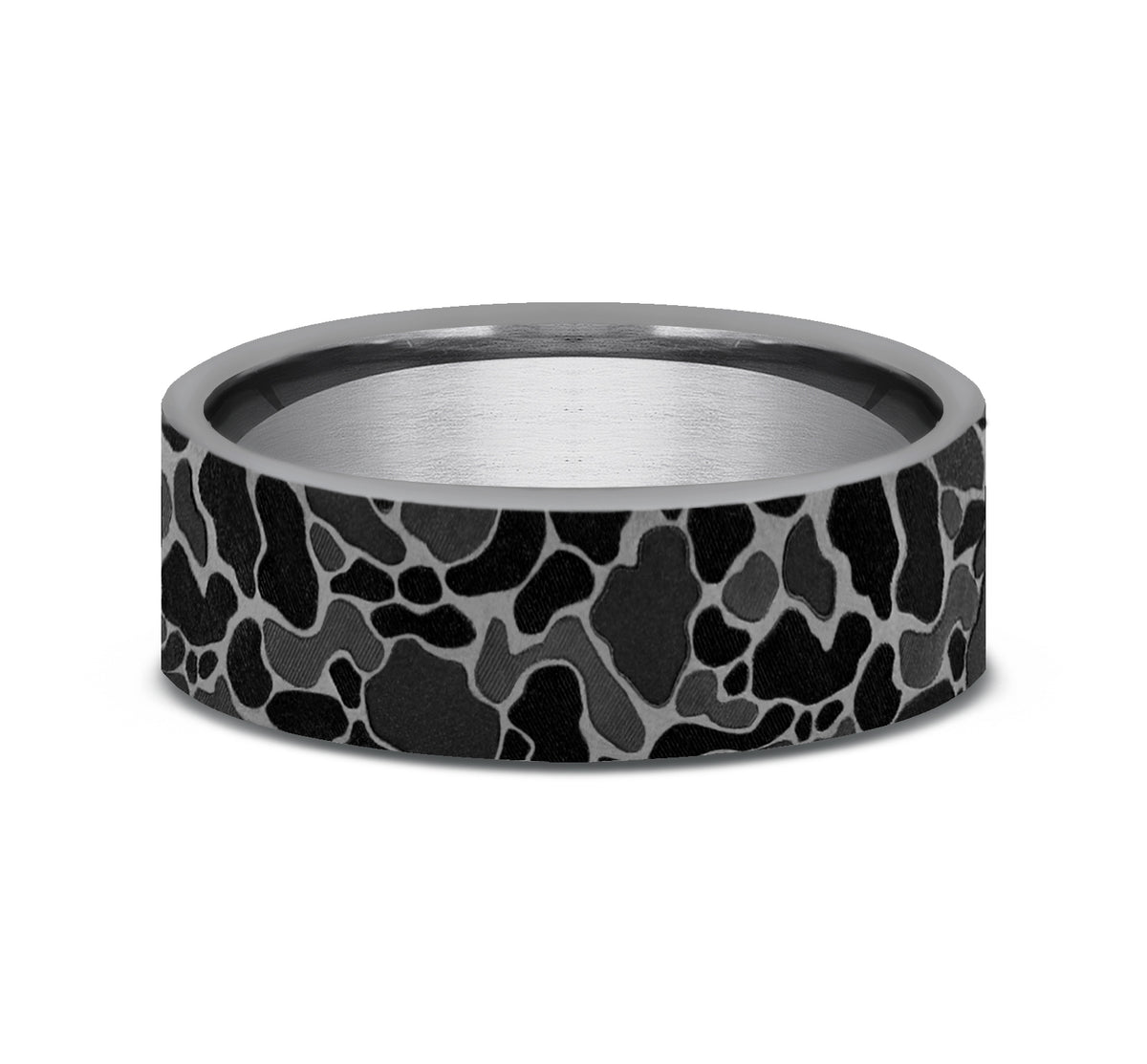 THE DUCK CAMO 7mm Tantalum Grey Benchmark men's wedding band