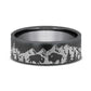 THE ROAMER 7mm Tantalum Dark Benchmark men's wedding band