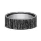 THE HAZEL 7mm Tantalum Grey Benchmark men's wedding band