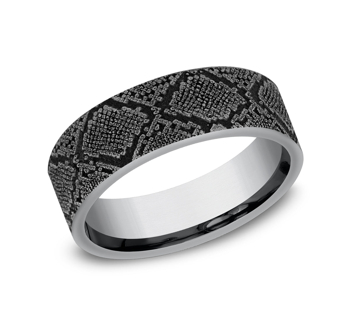 THE DIAMONDBACK 7mm Tantalum Grey Benchmark men's wedding band