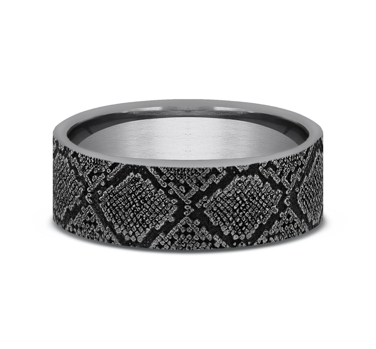 THE DIAMONDBACK 7mm Tantalum Grey Benchmark men's wedding band