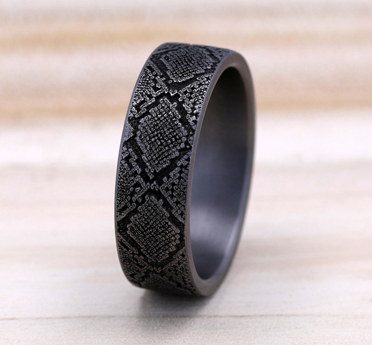 THE DIAMONDBACK 7mm Tantalum Grey Benchmark men's wedding band