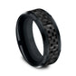 THE HAMILTON 8mm Cobalt Black/Carbon Fiber Black Benchmark men's wedding band
