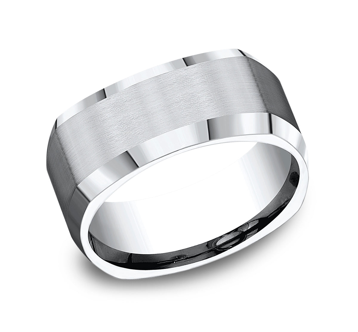 THE SCHOLAR 9mm Cobalt White Benchmark men's wedding band