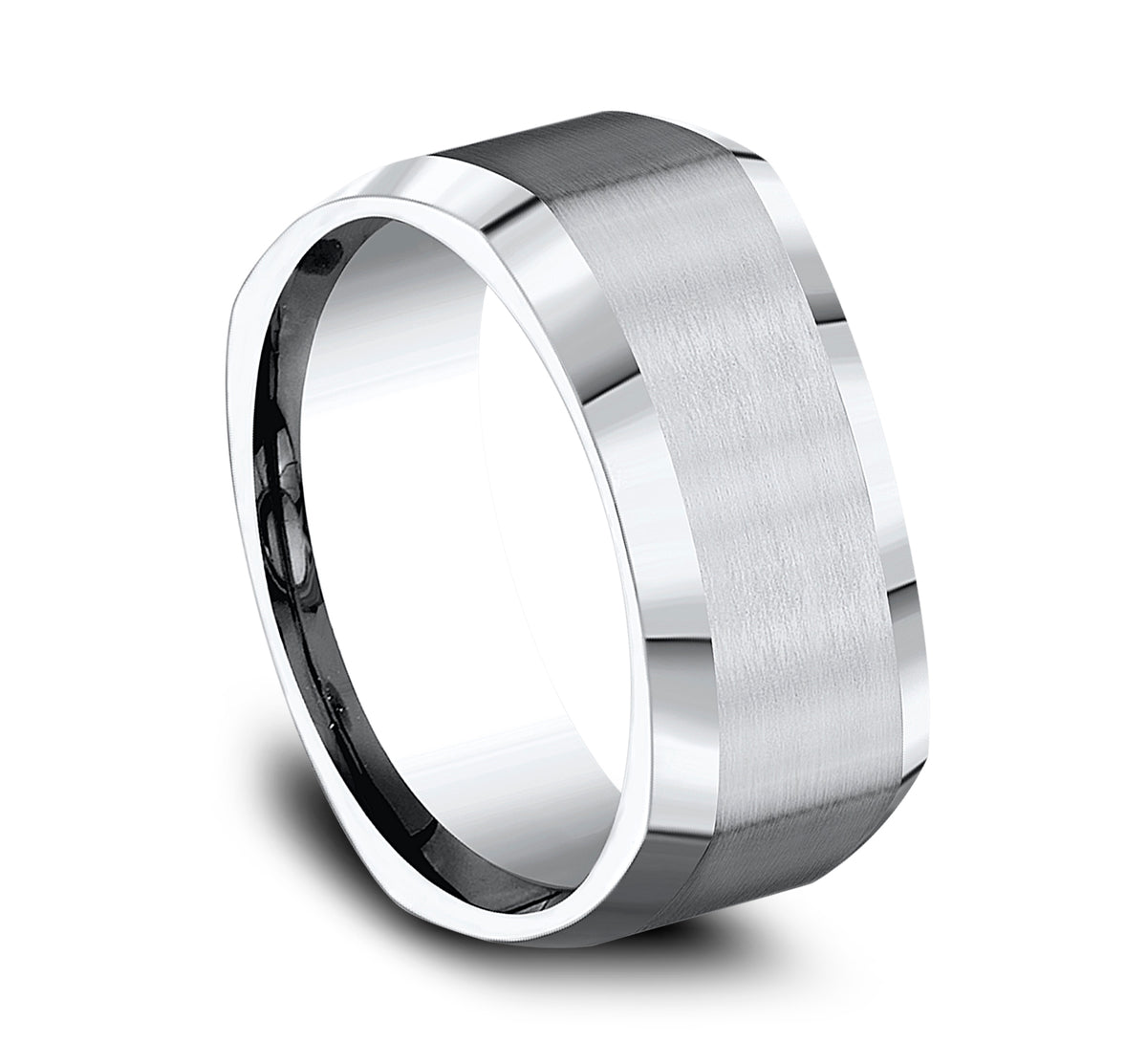 THE SCHOLAR 9mm Cobalt White Benchmark men's wedding band