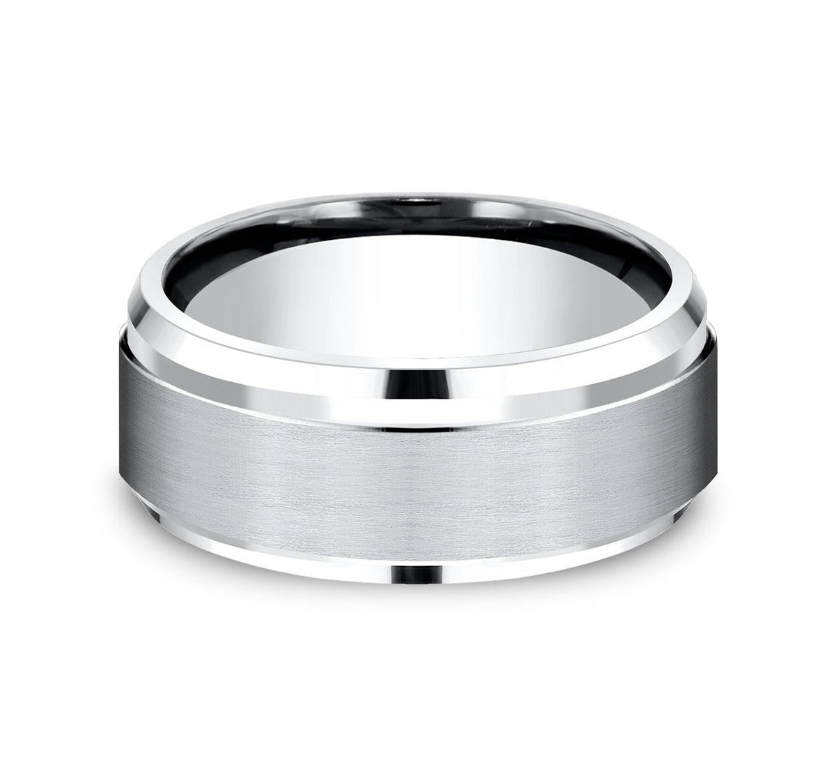 THE DUKE 9mm Cobalt White Benchmark men's wedding band
