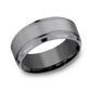 THE DUKE 9mm Tantalum Dark Benchmark men's wedding band