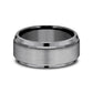 THE DUKE 9mm Tantalum Dark Benchmark men's wedding band
