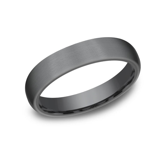 THE BARON 4.5mm Tantalum Dark Benchmark men's wedding band