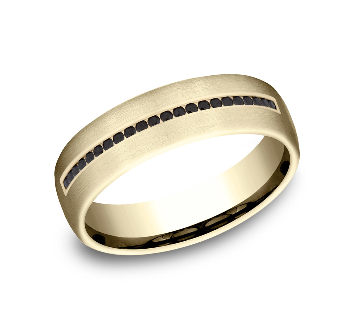 THE EDISON 6.5mm 14K Yellow Benchmark men's wedding band
