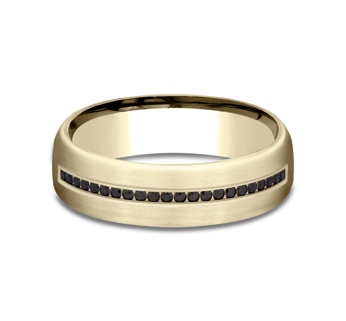 THE EDISON 6.5mm 14K Yellow Benchmark men's wedding band
