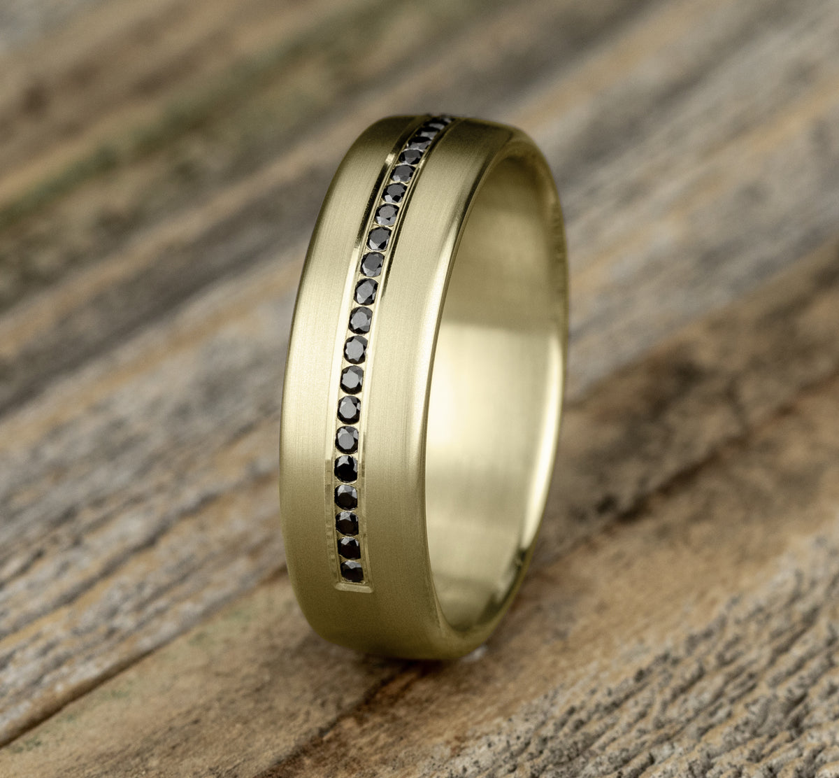 THE EDISON 6.5mm 14K Yellow Benchmark men's wedding band
