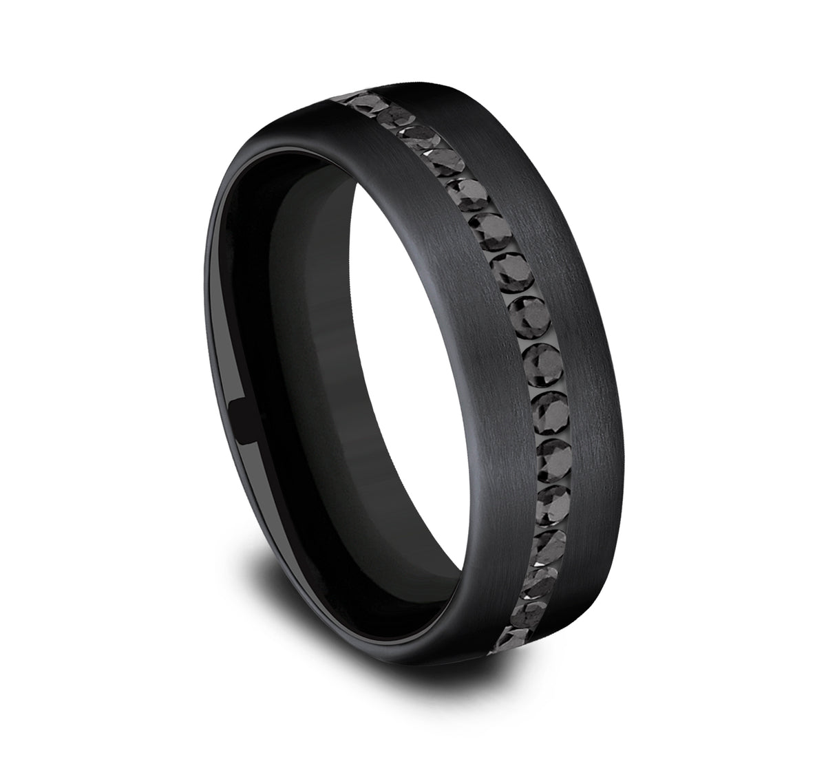 THE EDISON 6.5mm Black Titanium Benchmark men's wedding band