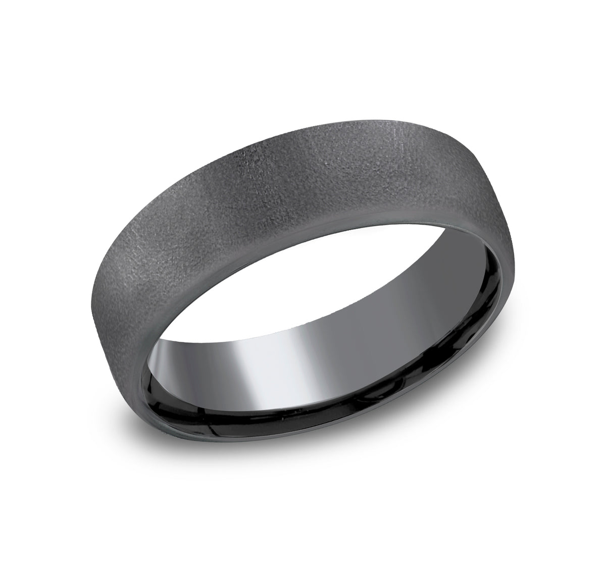 THE MARSHALL 6.5mm Tantalum Dark Benchmark men's wedding band