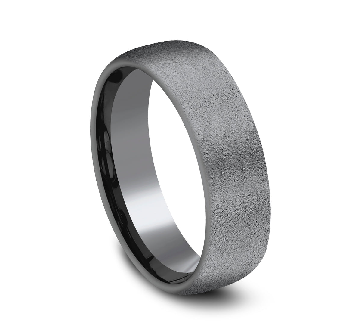 THE MARSHALL 6.5mm Tantalum Dark Benchmark men's wedding band