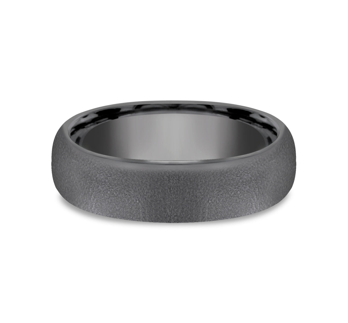 THE MARSHALL 6.5mm Tantalum Dark Benchmark men's wedding band