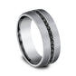 THE EDISON 7.5mm Tantalum Grey Benchmark men's wedding band