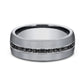 THE EDISON 7.5mm Tantalum Grey Benchmark men's wedding band