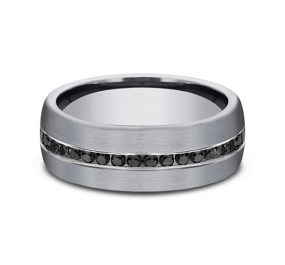 THE EDISON 7.5mm Tantalum Grey Benchmark men's wedding band
