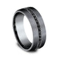 THE EDISON 7.5mm Tantalum Dark Benchmark men's wedding band