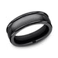 THE UNIFORM 7.5mm Black Titanium Benchmark men's wedding band
