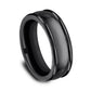 THE UNIFORM 7.5mm Black Titanium Benchmark men's wedding band