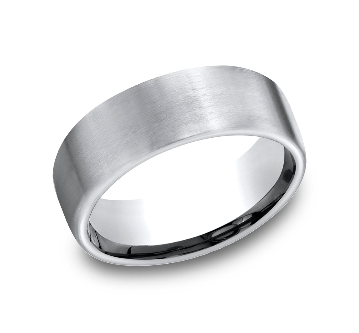 THE BARON 7.5mm Cobalt White Benchmark men's wedding band