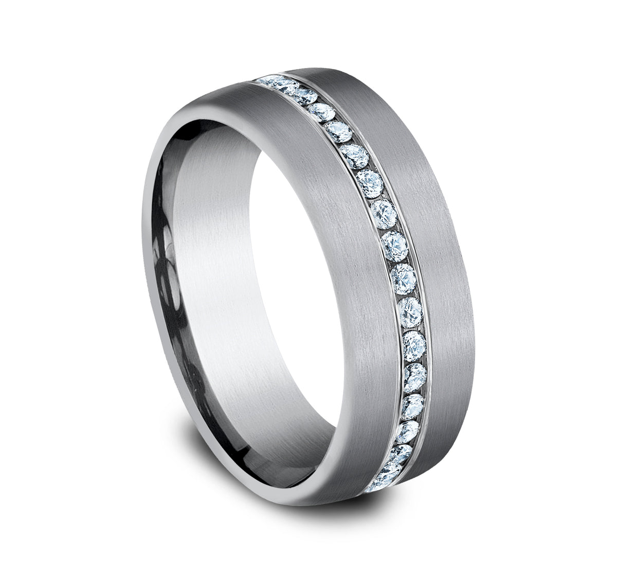 THE LINCOLN 7.5mm Tantalum Grey Benchmark men's wedding band
