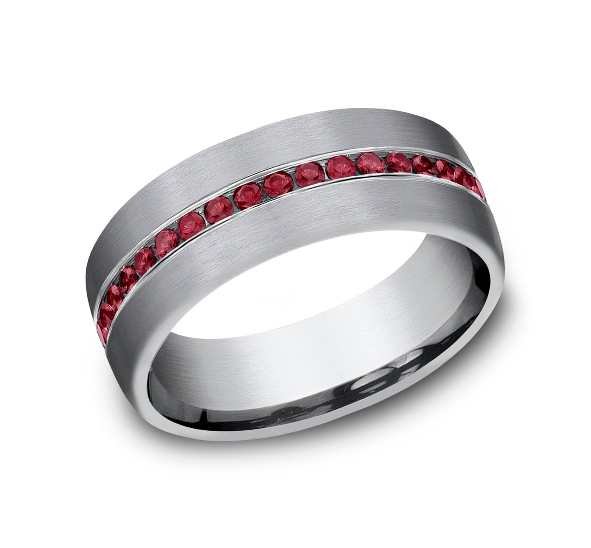 THE CARDINAL 7.5mm Tantalum Grey Benchmark men's wedding band